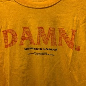 Kendrick Lamar DAMN tour merch